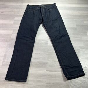Mott & Bow Jeans Mens 32x30 Blue Slim Straight 100% Cotton Denim Dark Wash Pants